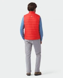 Stio Men's Pinion Down Vest -Stio Sales Shop M Pinion Down Vest Risk Red 2 Full