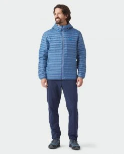 Stio Men's Pinion Down Hooded Jacket -Stio Sales Shop M Pinion Hooded Down Jacket Sturdy Blue 1 Full