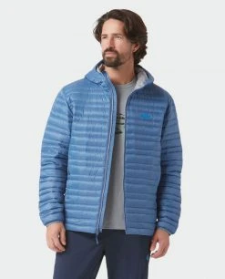 Stio Men's Pinion Down Hooded Jacket -Stio Sales Shop M Pinion Hooded Down Jacket Sturdy Blue 5 Top