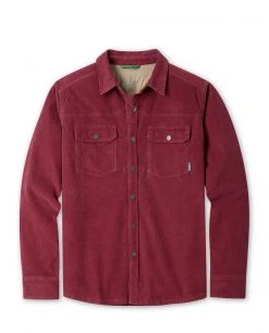 Stio Men's Saratoga Cord Shirt -Stio Sales Shop M Saratoga Cord Shirt Roasted Beet