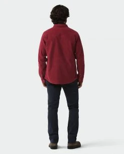 Stio Men's Saratoga Cord Shirt -Stio Sales Shop M Saratoga Cord Shirt Roasted Beet Plaid 5