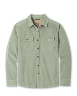 Stio Men's Saratoga Cord Shirt -Stio Sales Shop M Saratoga Cord Shirt Sage Flats