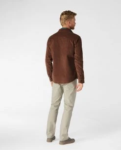 Stio Men's Saratoga Cord Shirt -Stio Sales Shop M Saratoga Shirt Bison Herd 5