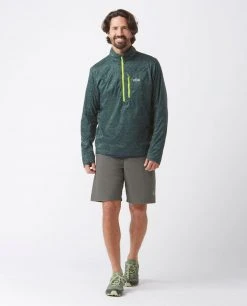 Stio Men's Second Light Pullover -Stio Sales Shop M Second Light Pullover Treeline Topo 1 Full