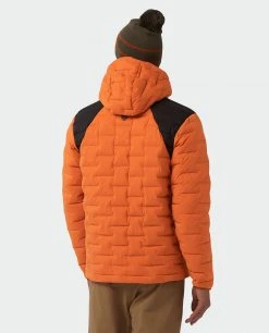 Stio Men's Skillet Stretch Down Hooded Jacket -Stio Sales Shop M Skillet Stretch Down Hooded Jacket Basecamp Orange 6