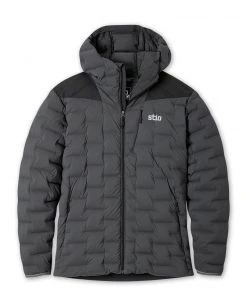 Stio Men's Skillet Stretch Down Hooded Jacket -Stio Sales Shop M Skillet Stretch Down Hooded Jacket Boundary Black