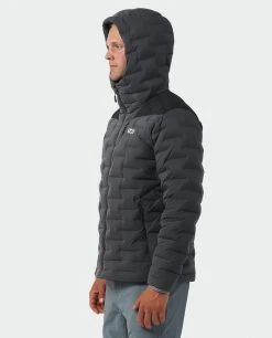 Stio Men's Skillet Stretch Down Hooded Jacket -Stio Sales Shop M Skillet Stretch Down Hooded Jacket Boundary Black 5