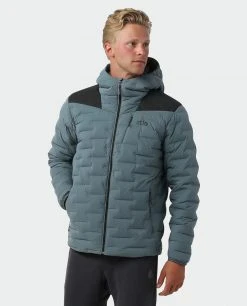 Stio Men's Skillet Stretch Down Hooded Jacket -Stio Sales Shop M Skillet Stretch Down Hooded Jacket Stormy Weather 3