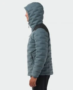 Stio Men's Skillet Stretch Down Hooded Jacket -Stio Sales Shop M Skillet Stretch Down Hooded Jacket Stormy Weather 6