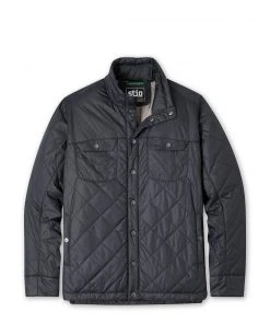 Stio Men's Skycrest Insulated Snap Shirt -Stio Sales Shop M Skycrest Snap Shirt Boundary Black