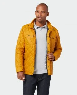 Stio Men's Skycrest Insulated Snap Shirt -Stio Sales Shop M Skycrest Snap Shirt Bourbon 5 Top