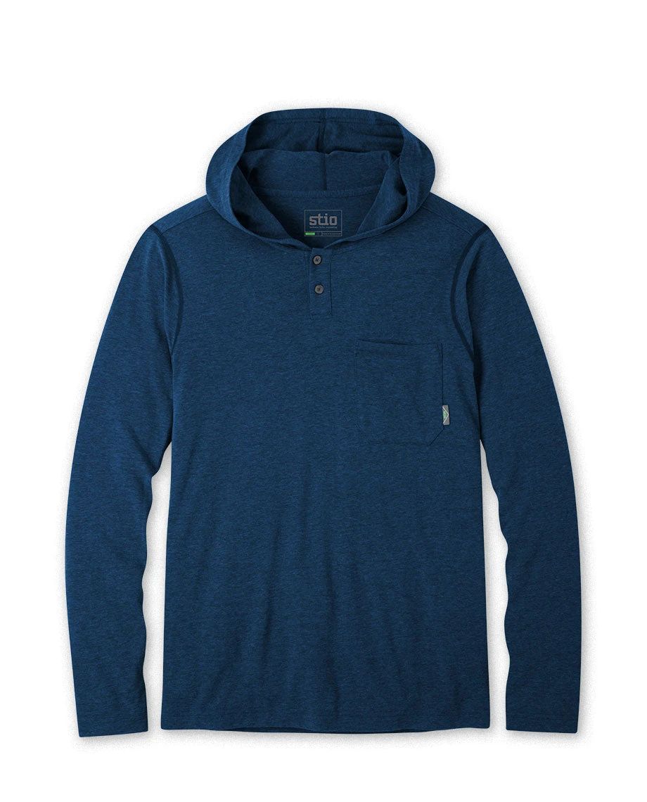 Stio Men's Tipton Tech Hooded Henley 12 Stio Men's Tipton Tech Hooded Henley - Image 12