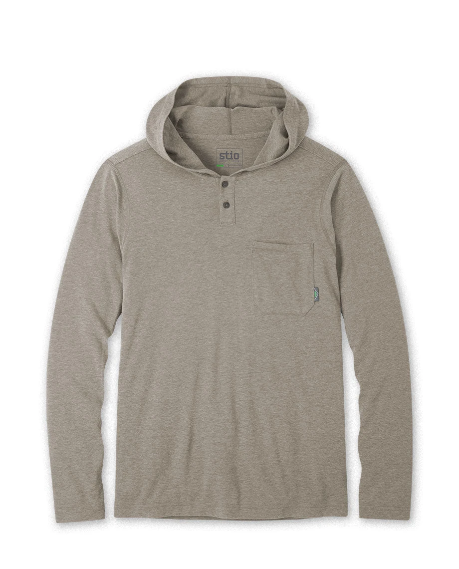 Stio Men's Tipton Tech Hooded Henley 7 Stio Men's Tipton Tech Hooded Henley - Image 7