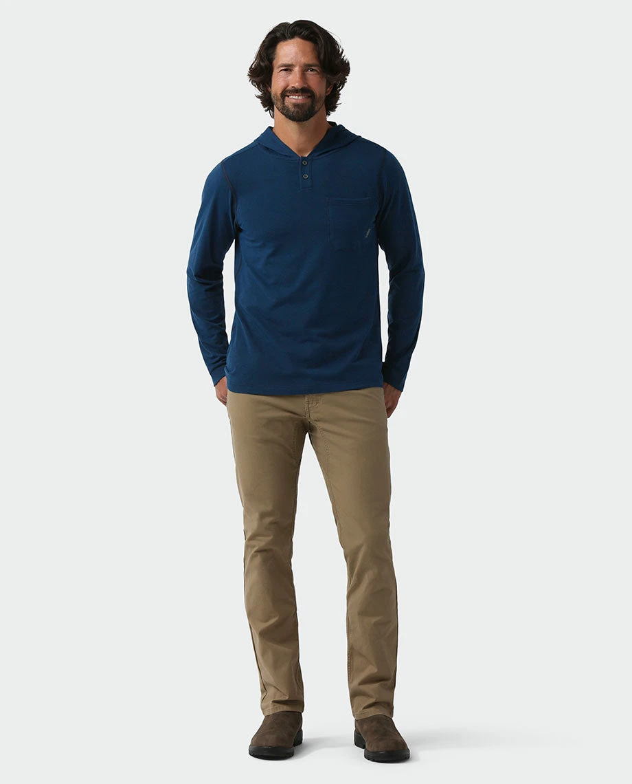 Stio Men's Tipton Tech Hooded Henley 15 Stio Men's Tipton Tech Hooded Henley - Image 15