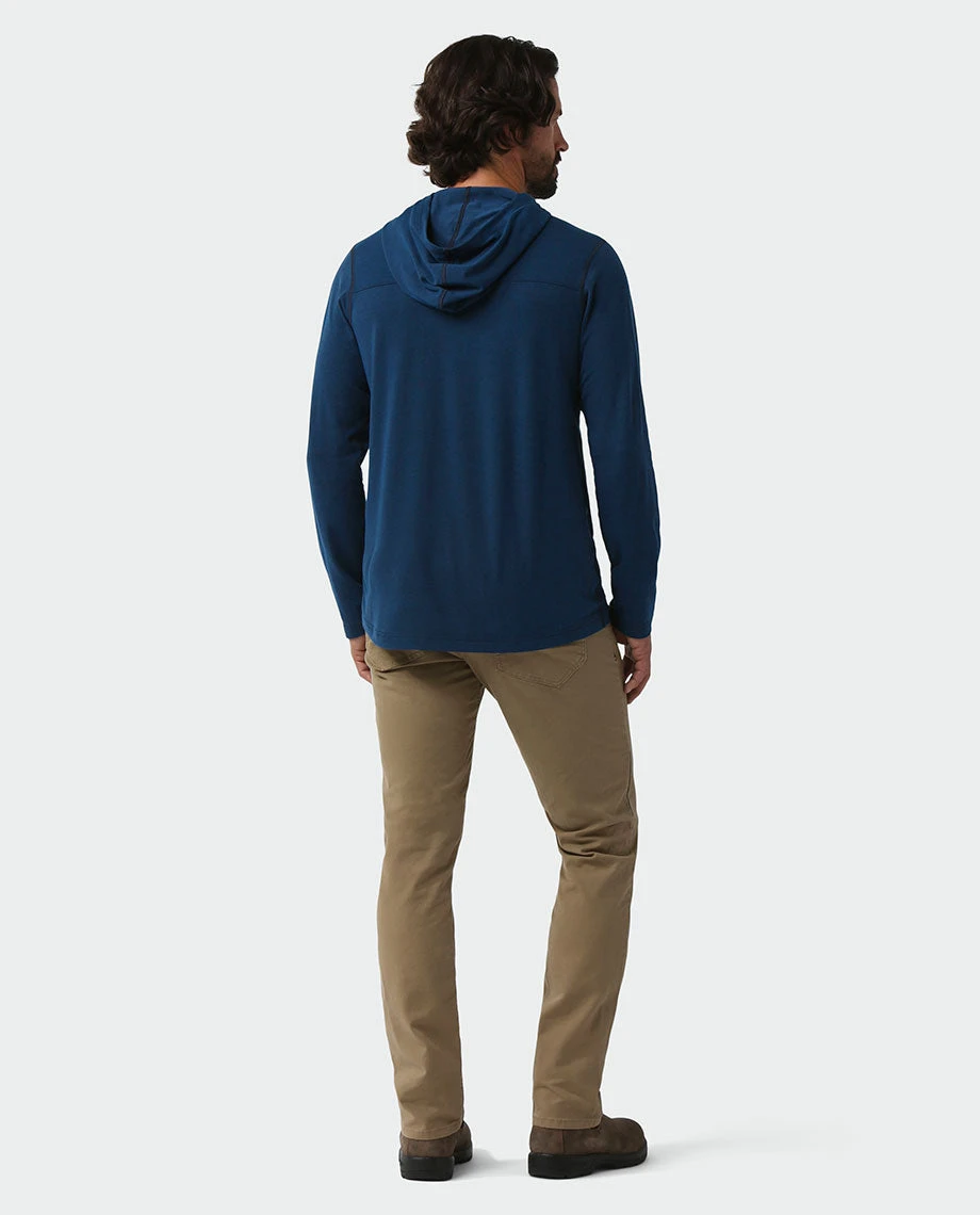 Stio Men's Tipton Tech Hooded Henley 16 Stio Men's Tipton Tech Hooded Henley - Image 16