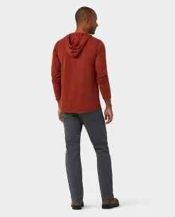 Stio Men's Tipton Tech Hooded Henley 26 Stio Men's Tipton Tech Hooded Henley -Stio Sales Shop M Tipton Tech Hooded Henley Roasted Beet Heather 5