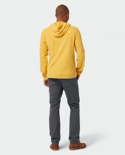 Stio Men's Turpin Fleece Hooded Pullover -Stio Sales Shop M Turpin Fleece Hooded Pullover Pollen Heather 2 Full