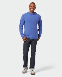 Stio Men's Turpin Fleece Hooded Pullover -Stio Sales Shop M Turpin Fleece Hooded Pullover Skyline Heather 1 Full