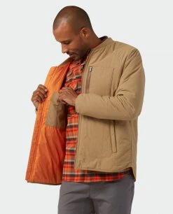 Stio Men's West Butte Insulated Jacket -Stio Sales Shop M West Butte Insulated Jacket Boot Brown 3