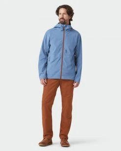 Stio Men's Windy Mile INFINIUM™ Jacket -Stio Sales Shop M Windy Mile INFINIUM Jacket Sturdy Blue 1 Full