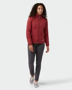 Stio Women's Azura Insulated Jacket -Stio Sales Shop W Azura Jacket Roasted Beet 4