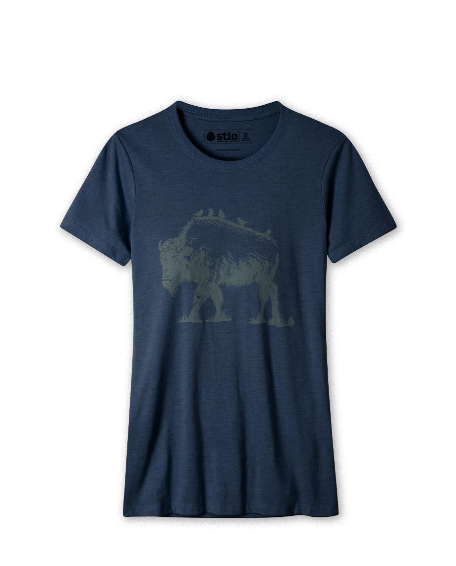 Stio Women's Bison Perch Tee 2 Stio Women's Bison Perch Tee - Image 2