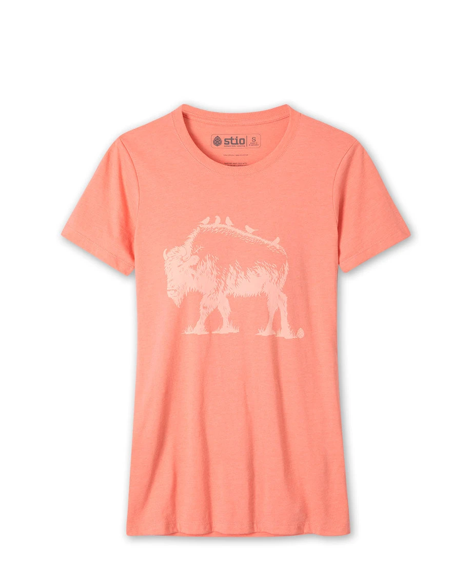 Stio Women's Bison Perch Tee 1 Stio Women's Bison Perch Tee