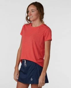 Stio Women's Divide Shift Shirt SS 21 Stio Women's Divide Shift Shirt SS -Stio Sales Shop W Divide Shift Shirt SS Pressed Petal 1