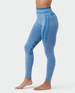 Stio Women's Basis® Seamless Tech Tight -Stio Sales Shop W Full Range Seamless Tight Wind River Blue Heather 2