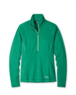 Stio Women's Gannett Peak Fleece Half Zip -Stio Sales Shop W Gannet Peak Half Zip Greenery