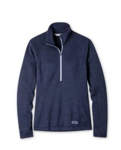 Stio Women's Gannett Peak Fleece Half Zip -Stio Sales Shop W Gannet Peak Half Zip Mountain Shadow