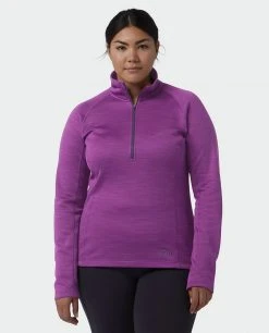 Stio Women's Gannett Peak Fleece Half Zip -Stio Sales Shop W Gannett Peak Half Zip Dark Amethyst 1