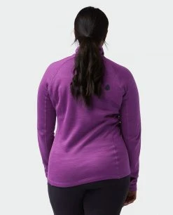 Stio Women's Gannett Peak Fleece Half Zip -Stio Sales Shop W Gannett Peak Half Zip Dark Amethyst 3