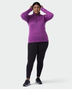 Stio Women's Gannett Peak Fleece Half Zip -Stio Sales Shop W Gannett Peak Half Zip Dark Amethyst 4