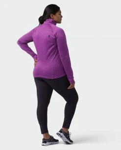 Stio Women's Gannett Peak Fleece Half Zip -Stio Sales Shop W Gannett Peak Half Zip Dark Amethyst 5