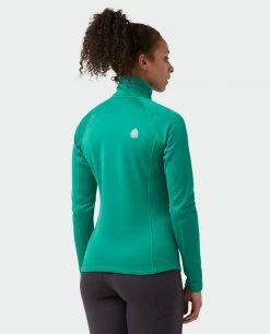 Stio Women's Gannett Peak Fleece Half Zip -Stio Sales Shop W Gannett Peak Half Zip Greenery 3
