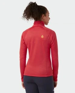 Stio Women's Gannett Peak Fleece Half Zip -Stio Sales Shop W Gannett Peak Half Zip Risk Red 3