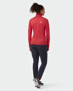 Stio Women's Gannett Peak Fleece Half Zip -Stio Sales Shop W Gannett Peak Half Zip Risk Red 5