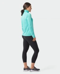 Stio Women's Gannett Peak Fleece Half Zip -Stio Sales Shop W Gannett Peak Half Zip Turquoise Rest 2 Full