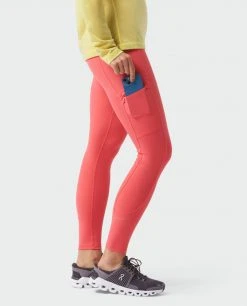 Stio Women's Glide High Rise Tech Tight -Stio Sales Shop W Glide Tech Tight Azalea Bloom 6 Bottom