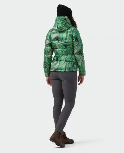 Stio Women's Hometown Down Hooded Jacket 51 Stio Women's Hometown Down Hooded Jacket -Stio Sales Shop W Hometown Down Hooded Jacket Verdant Marble Print 6