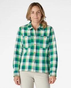 Stio Women's Hutkeeper Flannel Shirt -Stio Sales Shop W Hutkeeper Wetland Plaid 1 61973177 ed70 43e2 8a55 dae34aefd9c2