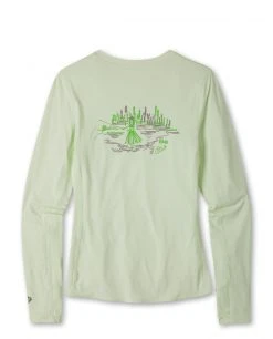 Stio Women's Hylas Crew LS -Stio Sales Shop W Hylas Crew Honey Dew Back