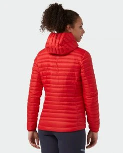 Stio Women's Pinion Down Hooded Jacket 56 Stio Women's Pinion Down Hooded Jacket -Stio Sales Shop W Pinion Down Hooded Jacket Risk Red 5