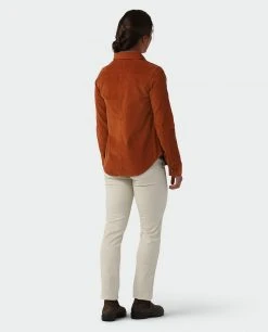 Stio Women's Saratoga Cord Shirt 31 Stio Women's Saratoga Cord Shirt -Stio Sales Shop W Saratoga Cord Shirt Maple Brown 5