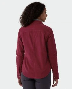 Stio Women's Saratoga Cord Shirt 36 Stio Women's Saratoga Cord Shirt -Stio Sales Shop W Saratoga Cord Shirt Roasted Beet 4