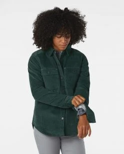 Stio Women's Saratoga Cord Shirt 47 Stio Women's Saratoga Cord Shirt -Stio Sales Shop W Saratoga Cord Shirt Treeline Green 2