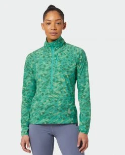 Stio Women's Second Light Pullover -Stio Sales Shop W Second Light Pullover Forest Canopy Camo 3 Top