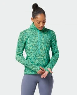 Stio Women's Second Light Pullover -Stio Sales Shop W Second Light Pullover Forest Canopy Camo 5 Top