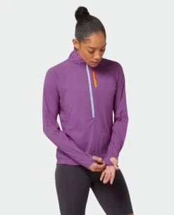 Stio Women's Second Light Pullover -Stio Sales Shop W Second Light Pullover Ripe Berry 5 Top